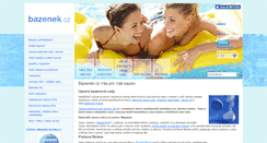 Desktop Screenshot of bazenek.cz